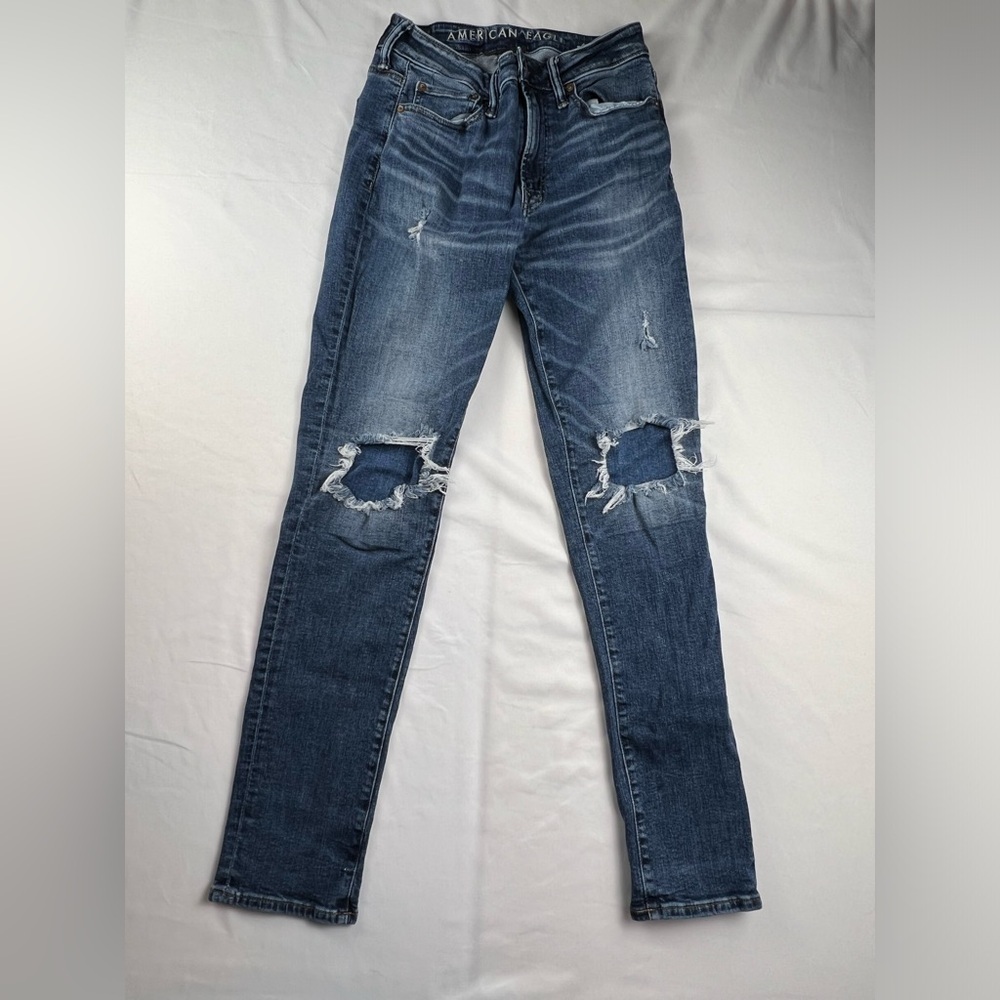 American Eagle Outfitters - Men's Jeans - 29x32 - Blue - Slim-Next Level Airflex